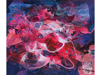 海底射來的光-莊明中2025油畫創作展