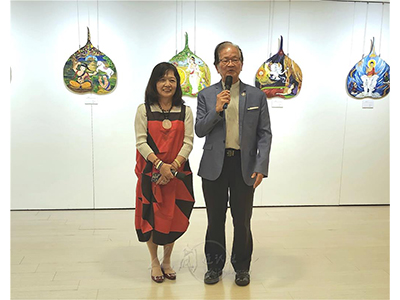 南台別院佛光緣美術館台南館　蔡宜璇創作展開幕