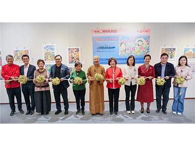 香港館 / 畫筆描繪真善美　創作弘揚行三好