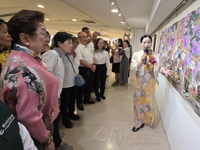 台南館/書法墨韻染生春意　一級美術師楊小寧傳承新漢畫稿