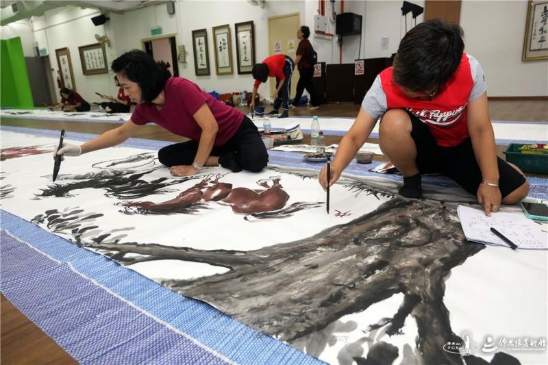 圖說:畫馬需有10年以上的繪畫功力才能成就。 人間社記者高建業攝 20260103-DongZen-003