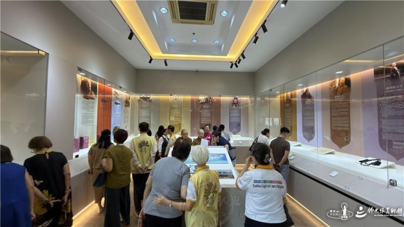 圖說:展場並規劃一筆字展示、明信片拓印體驗及「傳燈」主題區,讓參觀者將佛法智慧帶回生活,象徵法脈相承。 圖/佛光山萬年寺提供 005