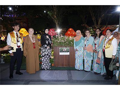 馬來王室成員到訪東禪寺　展現宗教開明與包容