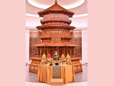 佛陀紀念館 / 佛光大佛供奉「法華塔」與《法華經》信仰意涵