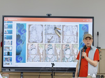 東禪館/東禪寺敦煌工筆傳統壁畫泥板繪製研學營　泥上丹青再現敦煌遺風